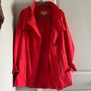 Michael Kors Bright Pink Rain Jacket
